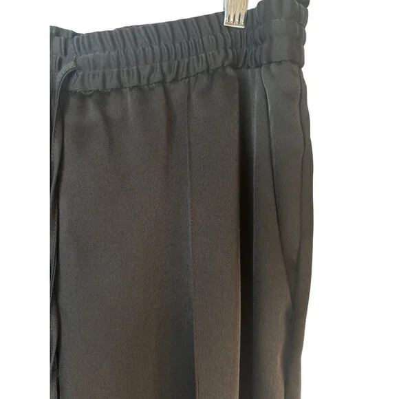 2/$30 Zara Womens Black Jersey Pants Large Elastic Waist - Picture 12 of 16